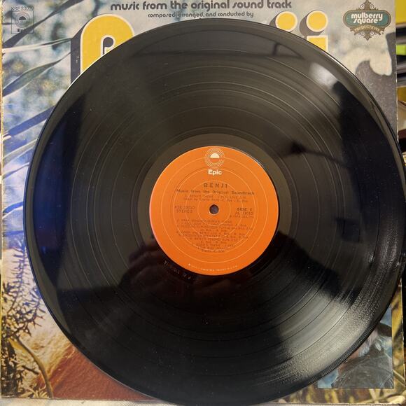 Benji Music From The Original Soundtrack 1974 ULTRASONIC CLEAN Vinyl LP VG+ - Picture 4 of 7